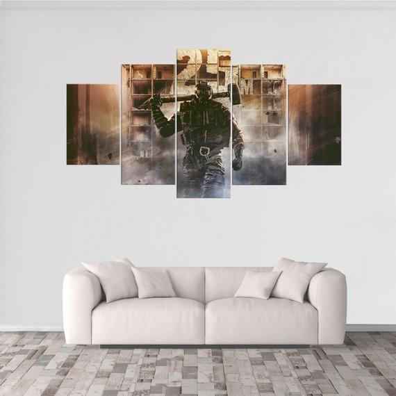 Sledge Rainbow Six Siege 1 – Gaming Canvas Wall Art