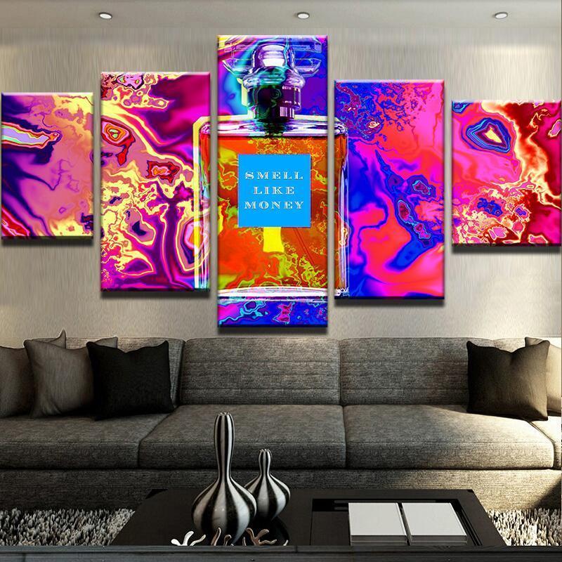 Smell Like Money – Wine Canvas Wall Art