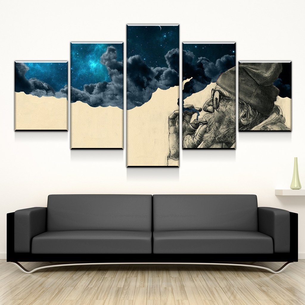 Smoke And Wonder – Abstract Canvas Wall Art