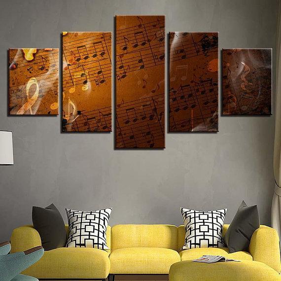 Smokey Music – Music Canvas Wall Art
