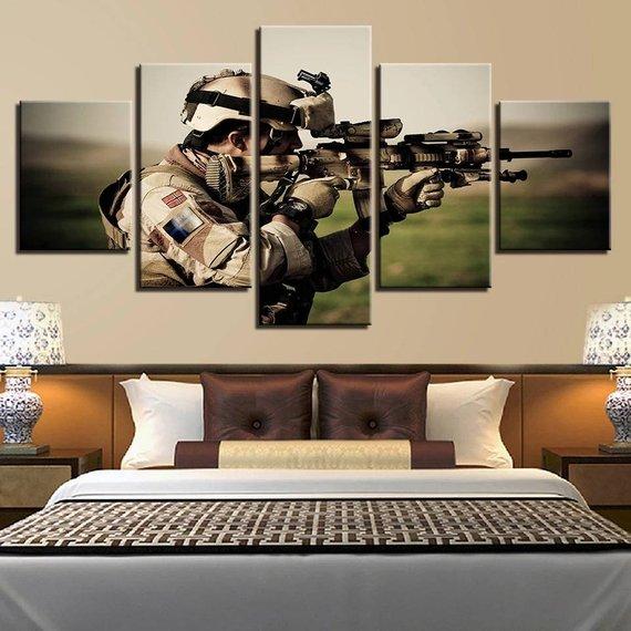 Sniper Sniper Call Of Dut – Gaming Canvas Wall Art