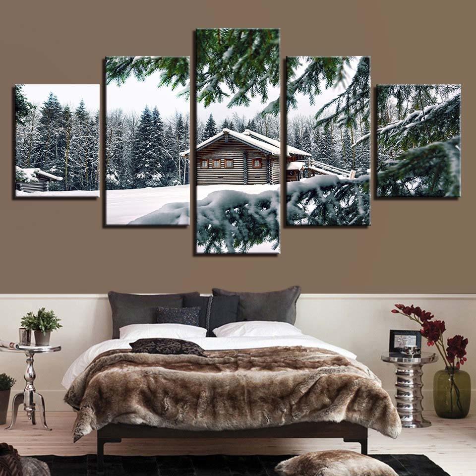 Snow House – Nature Canvas Wall Art