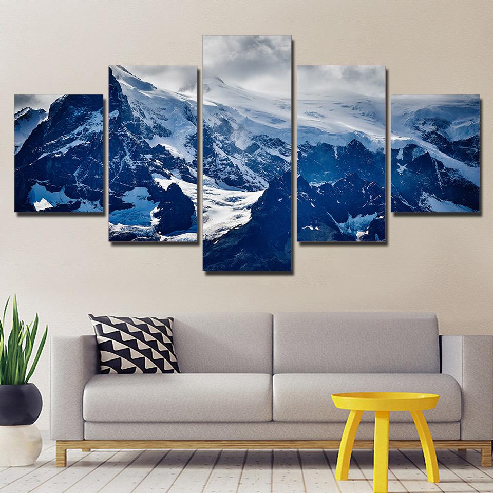 Snow Mountain 01 – Nature Canvas Wall Art