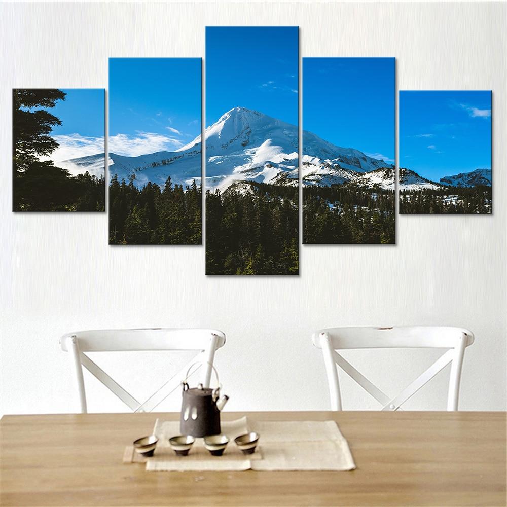 Snow Mountain 02 – Nature Canvas Wall Art