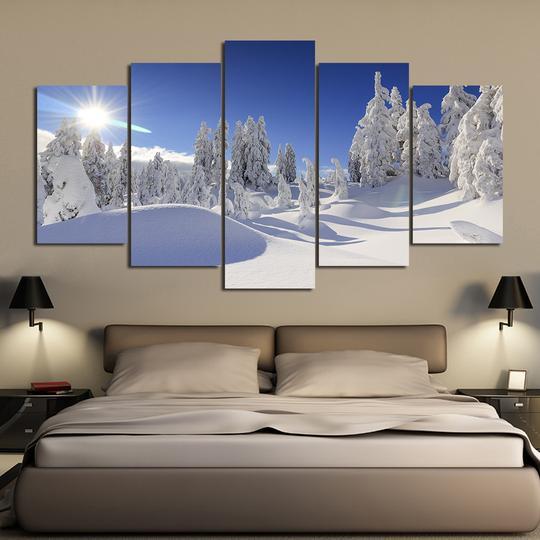Snowscape – Nature Canvas Wall Art