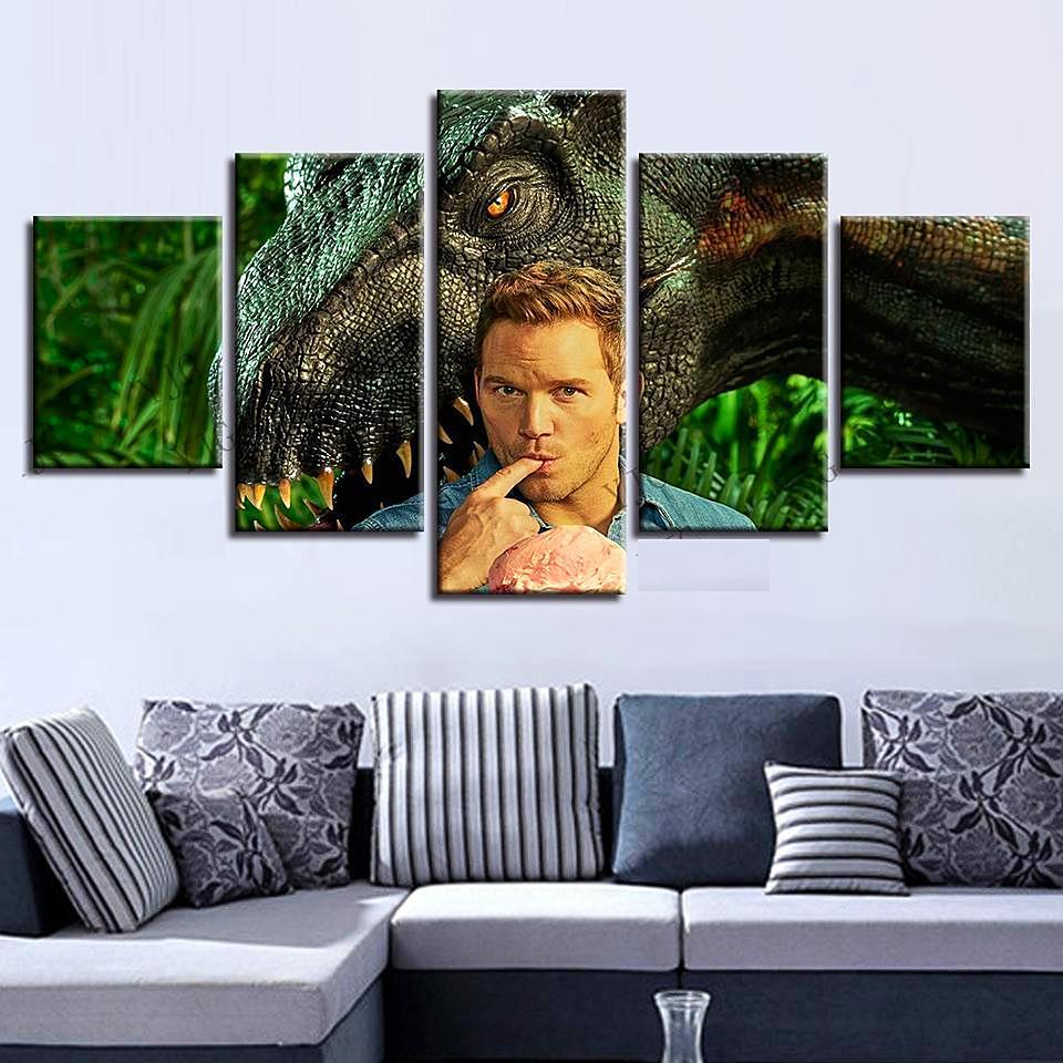 So Cute Dinosaur World – Jurassic Park Canvas Wall Art