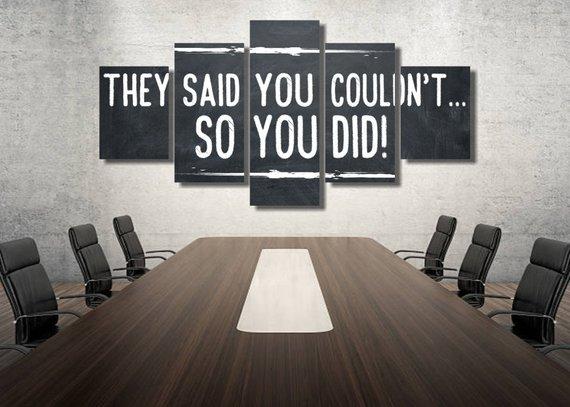 So You Did – Abstract Canvas Wall Art