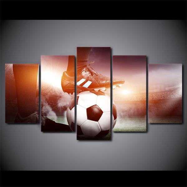 Soccer Ball Cleats Player – Sport Canvas Wall Art