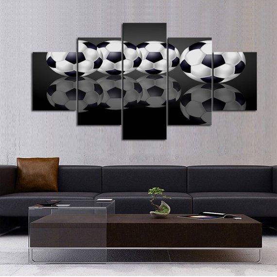 Soccer Balls 02 – Sport Canvas Wall Art