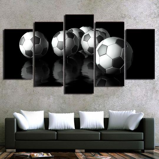 Soccer Balls – Sport Canvas Wall Art