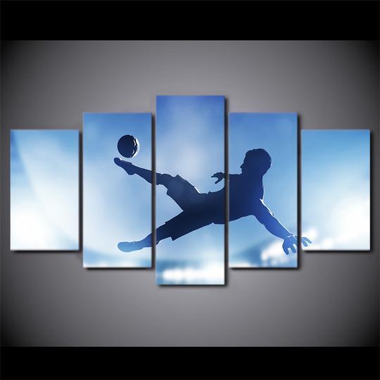 Soccer Bicycle Kick – Sport Canvas Wall Art