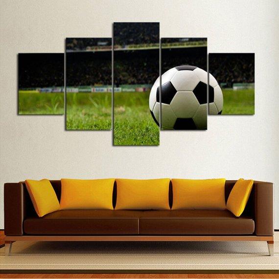 Soccer Field – Sport Canvas Wall Art