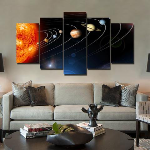 Solar System – Space Canvas Wall Art