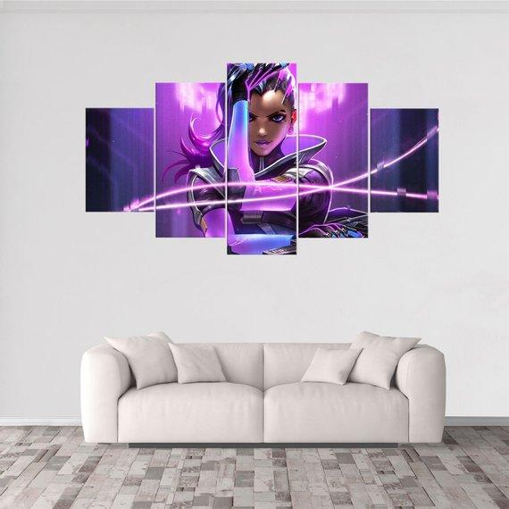 Sombra Overwatch 1 – Gaming Canvas Wall Art