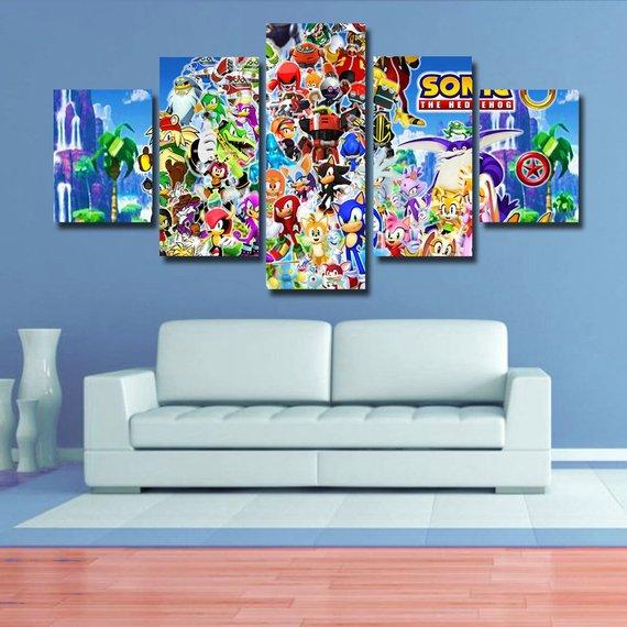 Sonic 04 – Gaming Canvas Wall Art