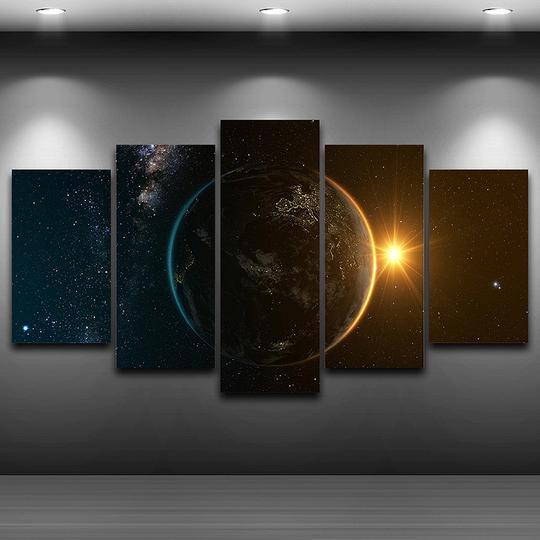 Space Fantasy – Abstract Canvas Wall Art