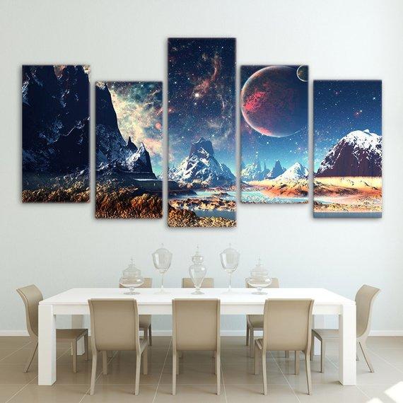 Space Mountain – Space Canvas Wall Art