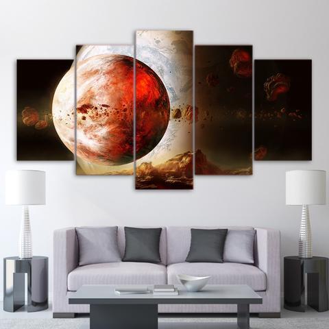 Space Of The Planet – Space Canvas Wall Art