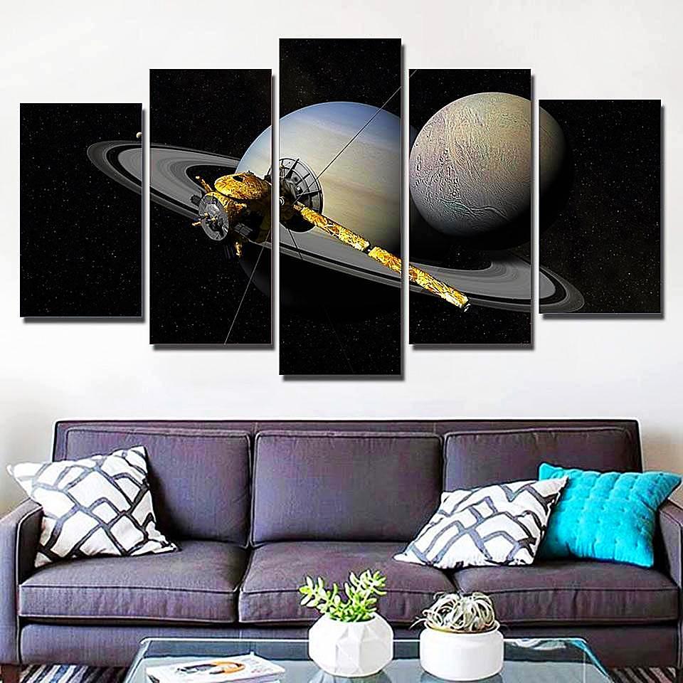 Space Probe Ship – Space Universe Canvas Wall Art