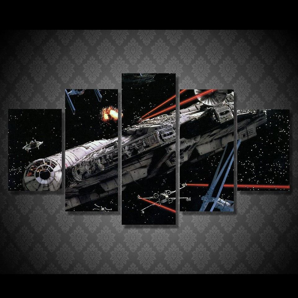 Space Ship 01 – Movie Canvas Wall Art