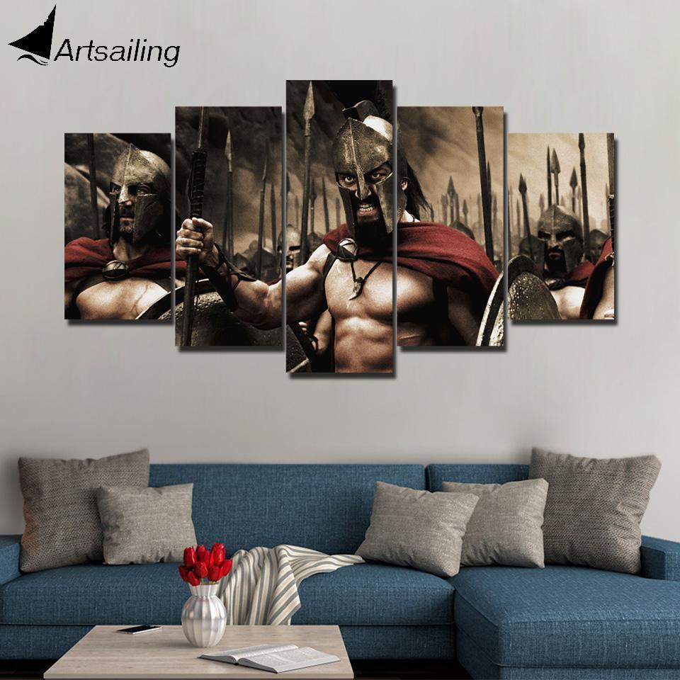 Spartan Three Hundred Warriors Movie – Canvas Wall Art