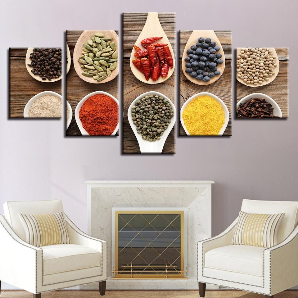 Spices – Kitchen Canvas Wall Art