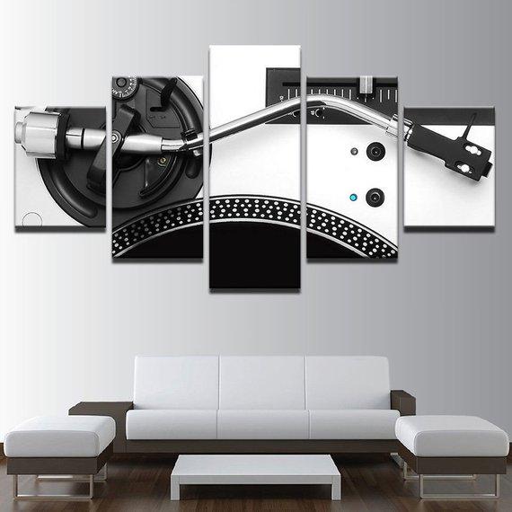 Spin That Dj Dj Mixer Music – Music Canvas Wall Art