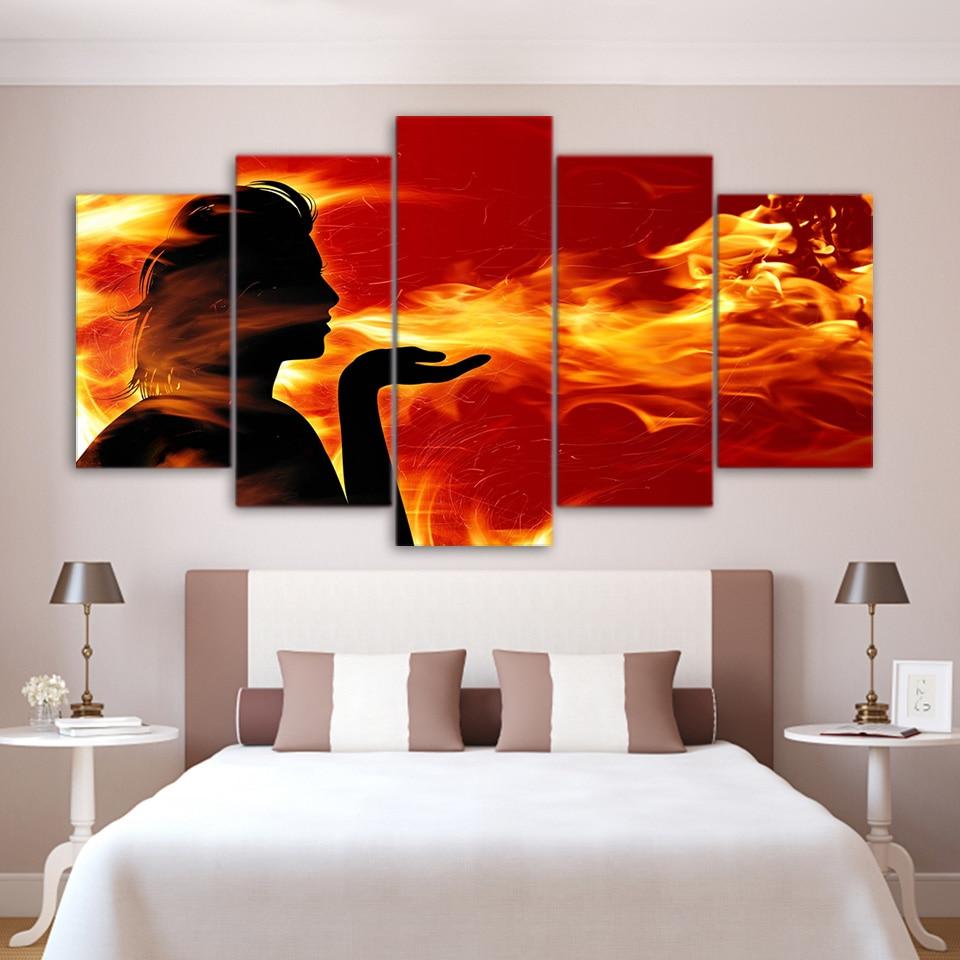 Spitfire Wind Man – Abstract Canvas Wall Art