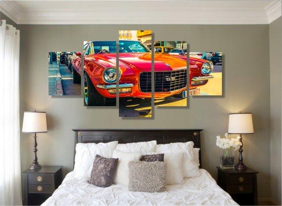 Split Bumper Camaro – Automative Canvas Wall Art