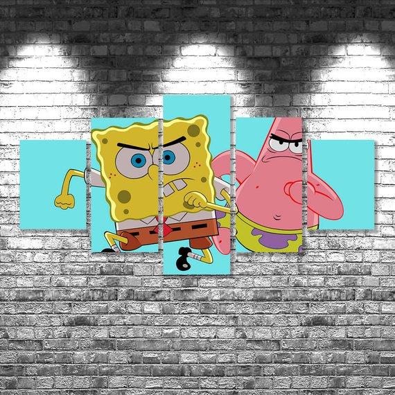 Spongebob – Anime Canvas Wall Art