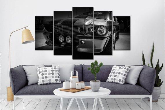 Sport Cars Ford Mustang – Automative Canvas Wall Art