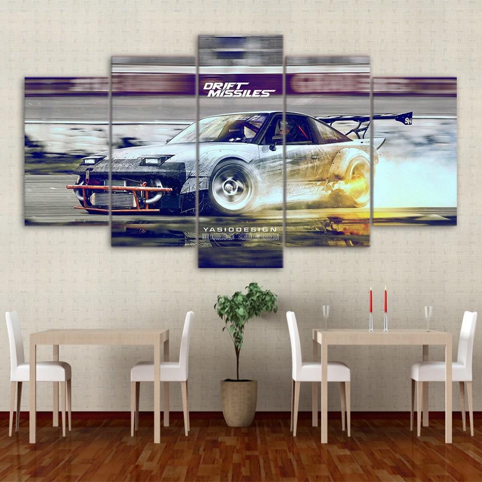Sports Car Drift Speedhunter – Automative Canvas Wall Art