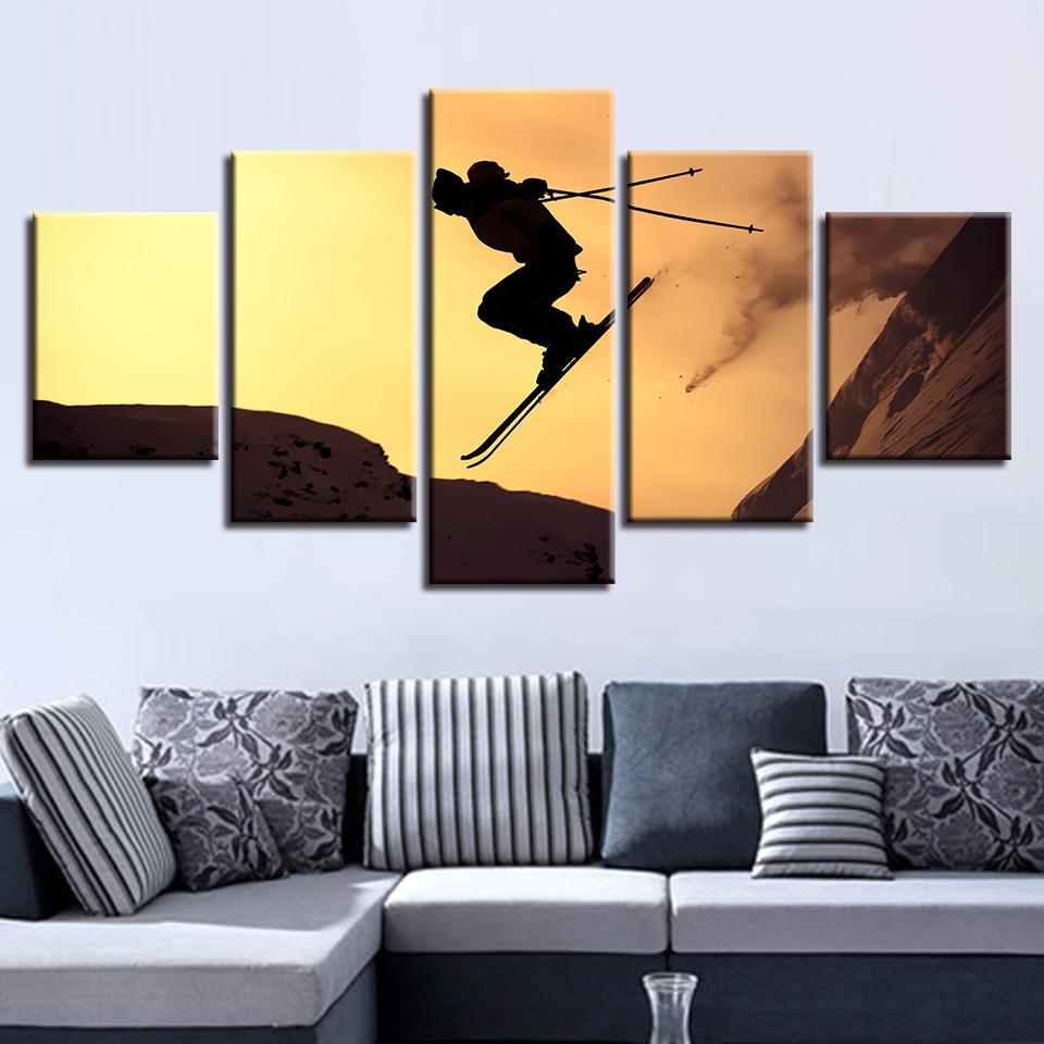 Sports Ski 1 – Skiing Adventures Canvas Wall Art