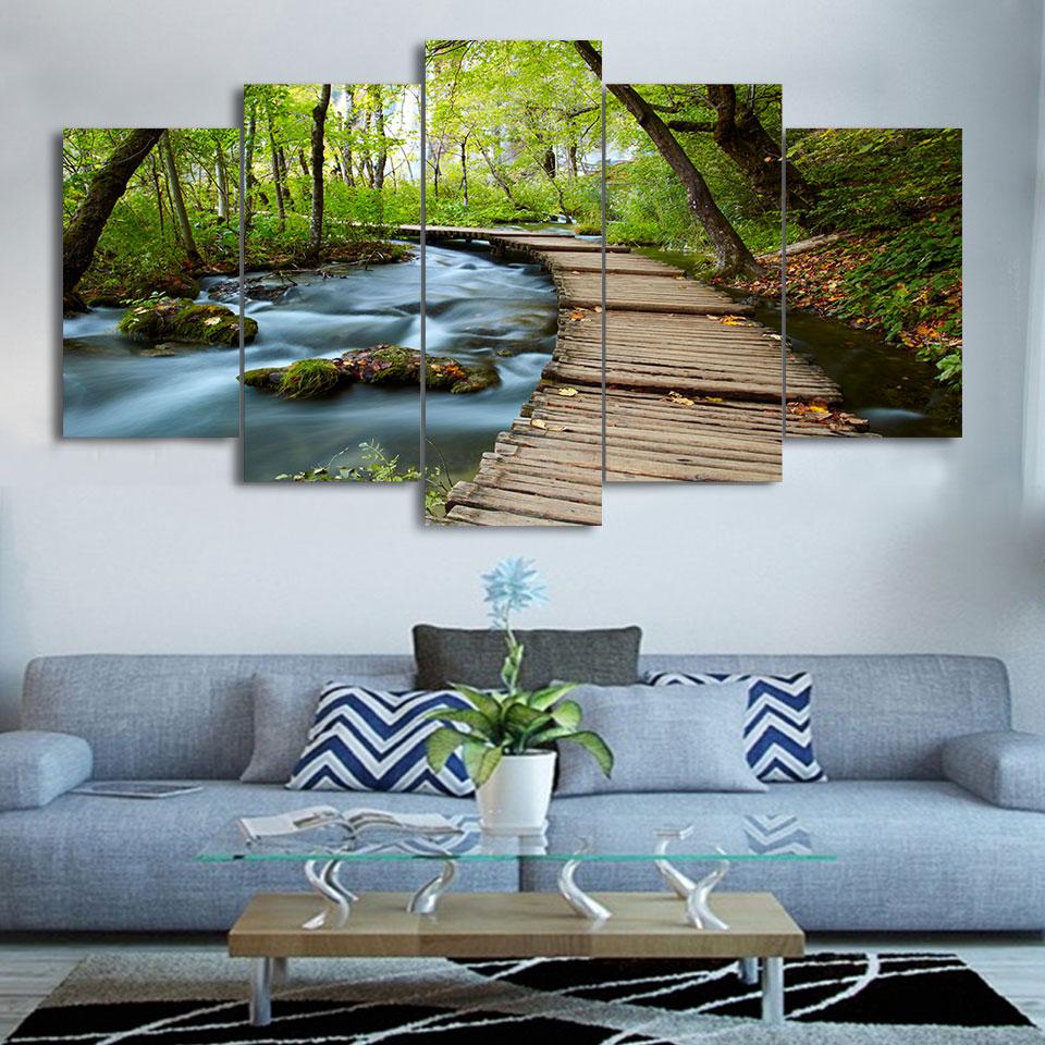 Spring Stream – Nature Canvas Wall Art