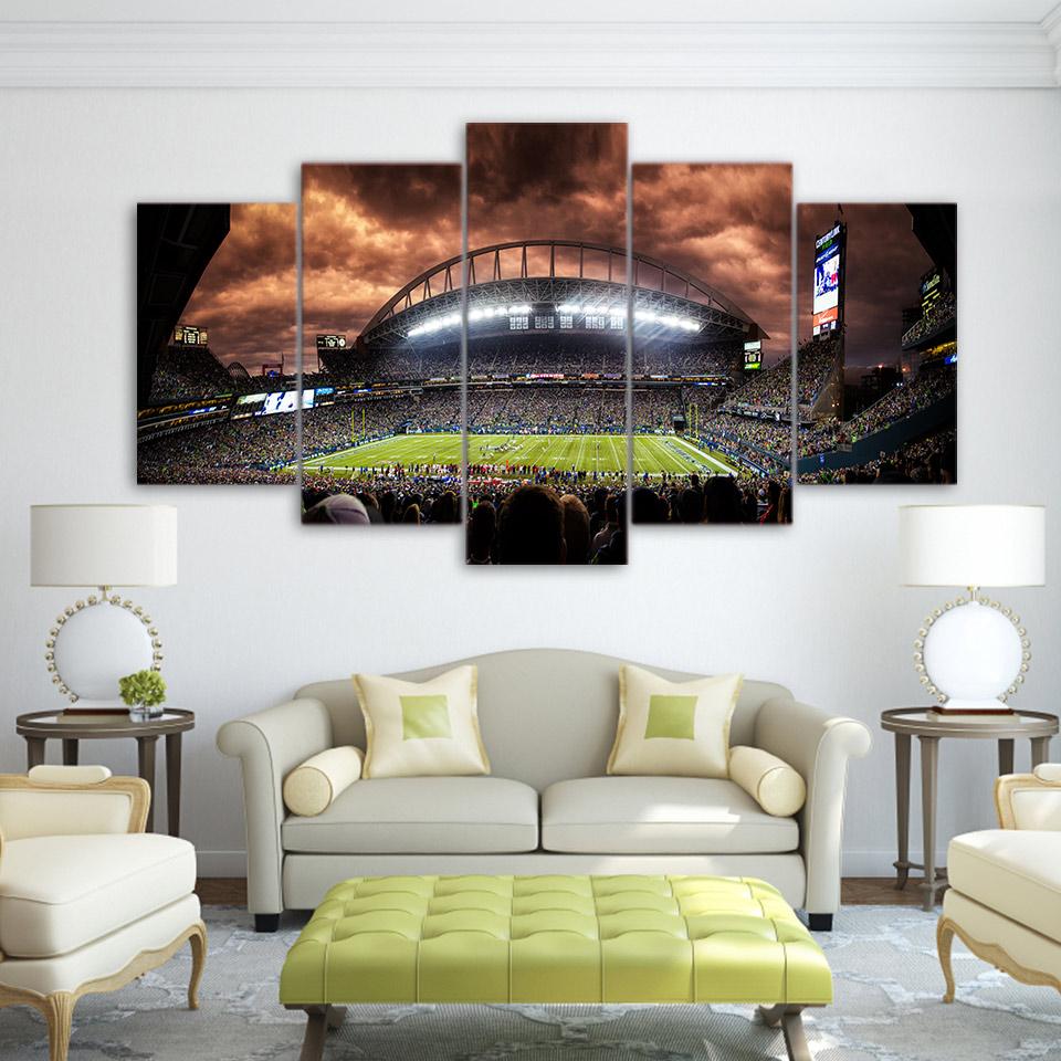 Srahawks Stadium Sport Canvas Wall Art
