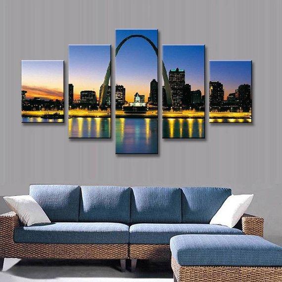 St Louis Arch – Nature Canvas Wall Art