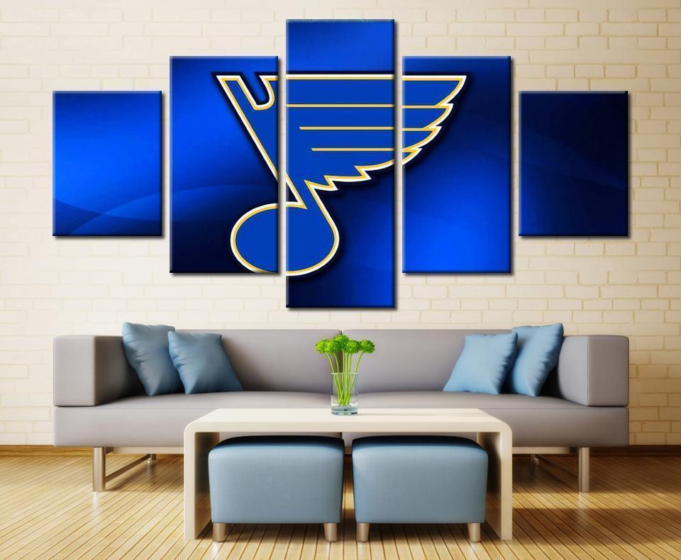St. Louis Blues Logo Sport – Canvas Wall Art