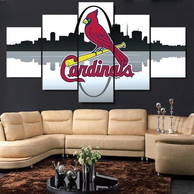St.Louis Cardinals 4 Mlb Baseball – Canvas Wall Art