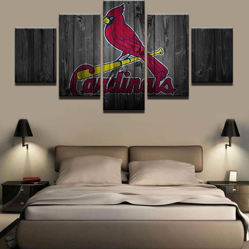 St. Louis Cardinals Barn Wood Style – Sport Canvas Wall Art