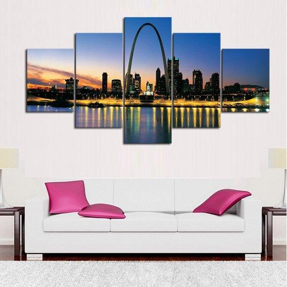St Louis Sunset – Nature Canvas Wall Art