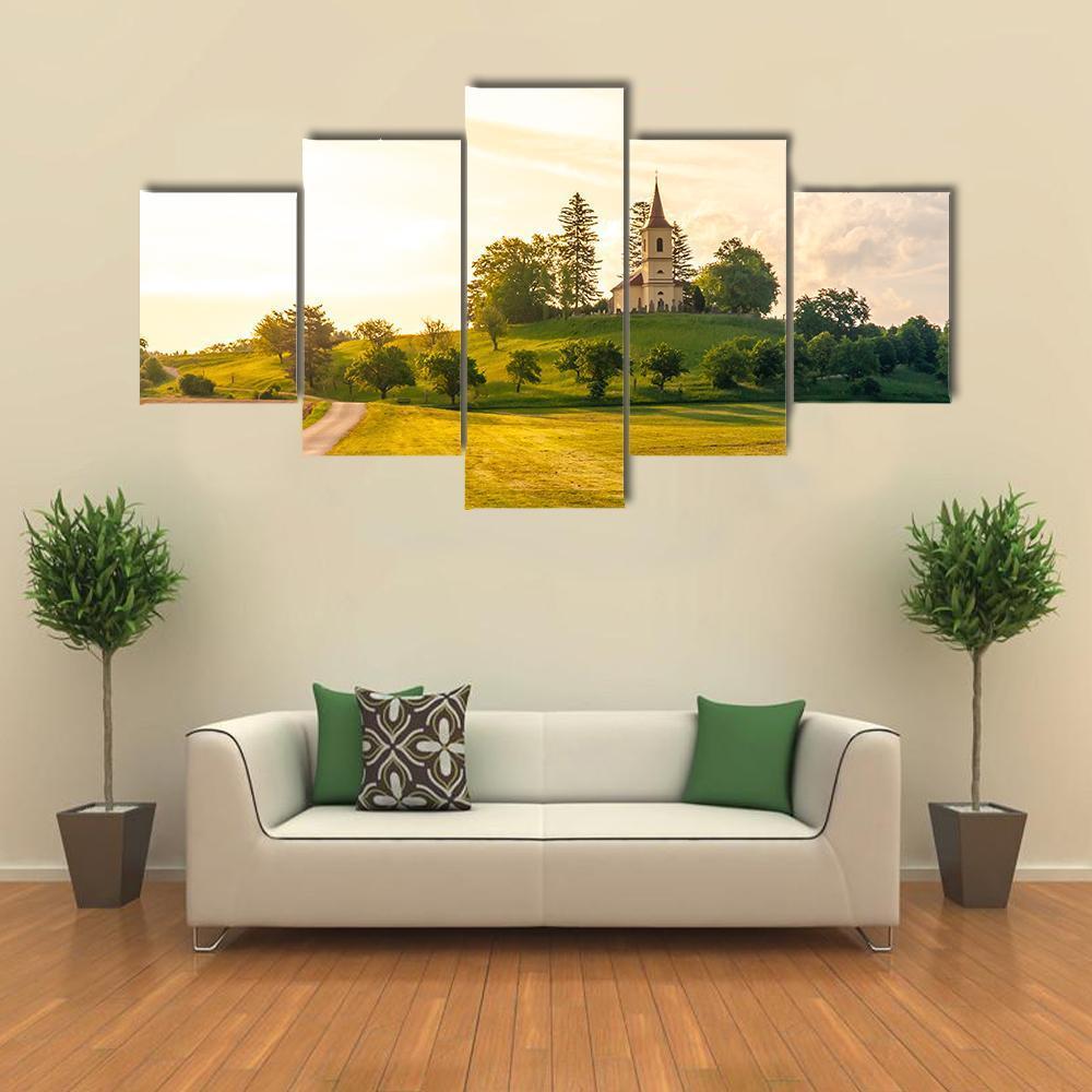St Peter And Pauls Church In Czech Republic – Nature Canvas Wall Art