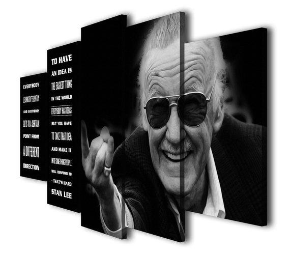 Stan Lee – Famousperson Canvas Wall Art
