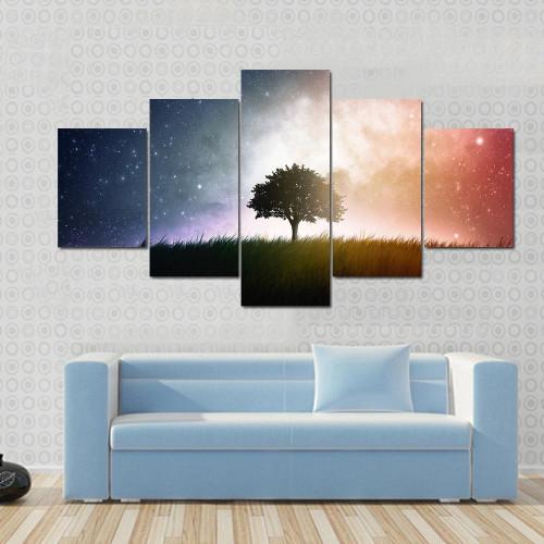 Star And Galaxies – Nature Canvas Wall Art
