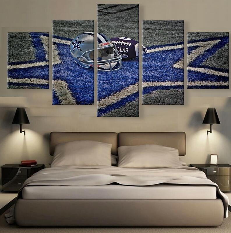 Star Of Dallas Cowboys – Sport Canvas Wall Art