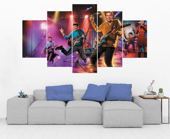 Star Trek Band – Music Canvas Wall Art