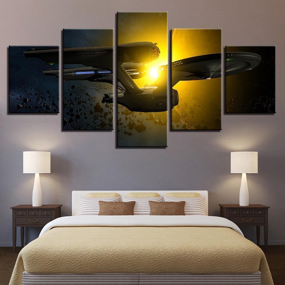 Star Trek Enterprise Sunlight Movie Canvas Wall Art
