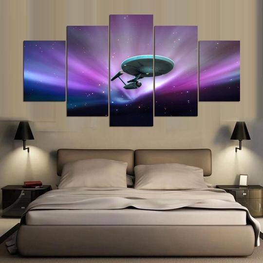 Star Trek Tos Enterprise – Movie Canvas Wall Art