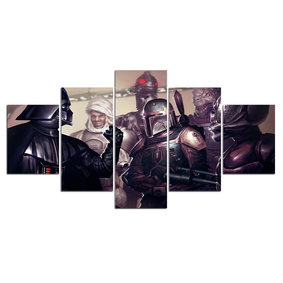 Star War Negotiation – Movie Canvas Wall Art