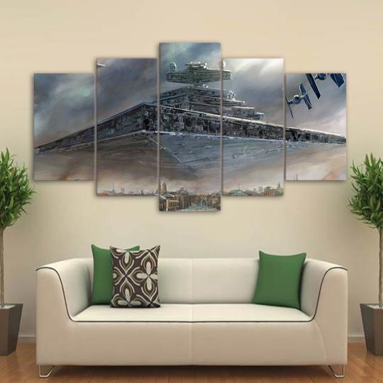 Star Wars Star Destroyer Movie Canvas Wall Art