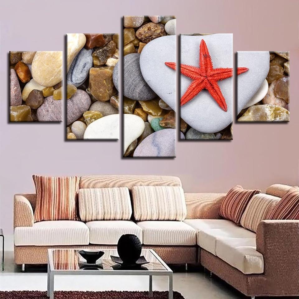 Starfish And Stone – Space Canvas Wall Art